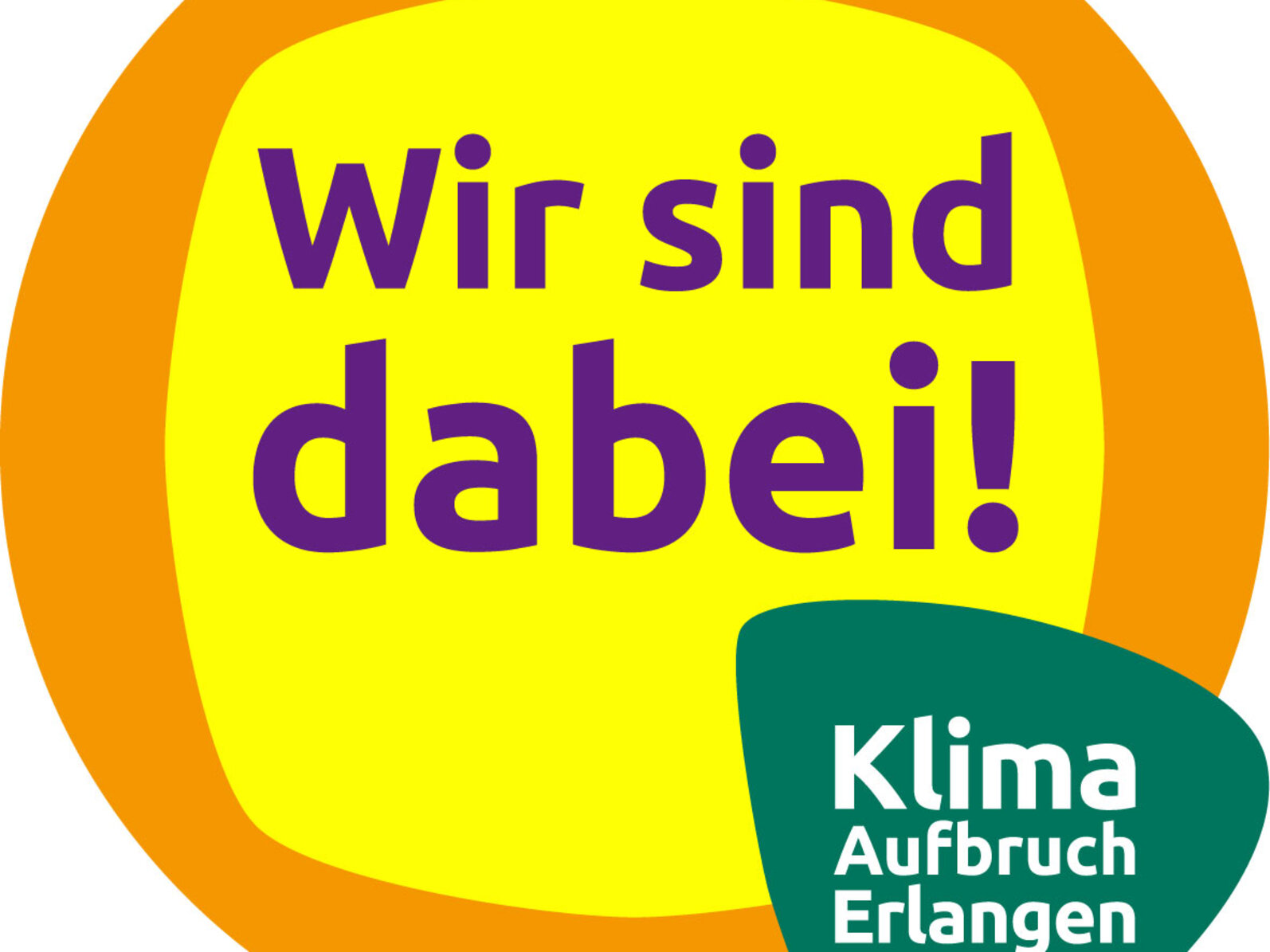 Logo Wir sind dabei - Klima Aufbruch Erlangen
