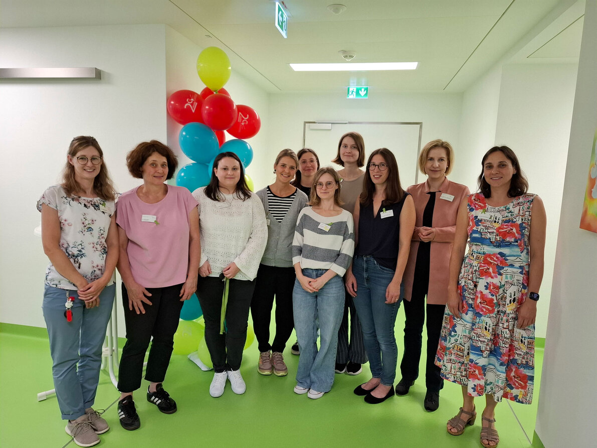 Mitarbeitende bei den Stunden der offenen Tür Neustadt an der Aisch